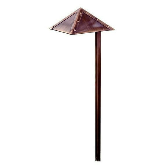 Dabmar Lighting LV45-ABZ Brass Path- Walkway and Area Light- Antique Bronze