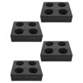 thumbnail image 4 of LOLIPPYY 4-Pack Rectangular Cup Holder Inserts with Black Cotton Padding for Secure and Stable Transport, 4 of 8
