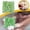 Green, variant on Washcloth Loofah Combo 2 in 1 Bath Loofah Sponge with Drawstring, Exfoliation Mesh Shower Puff Ball for Body Wash Cleansing and Smooth Skin Daily Travel Use, Bath Sponges, Beige