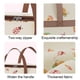 thumbnail image 5 of Heavy Duty Storage With Reinforced Handles Extra Large Storage Bags For Clothes Tote Bag Thickened Double Zipper For Space Saving Travel, 5 of 8