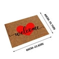 thumbnail image 3 of Valentine's Day Heart Doormat 40x60cm, Non-Slip Floor Mat for Front Door, Kitchen, Bedroom | Romantic Home Decor Rug for Wedding, Anniversary, Festival Celebration Gift, 3 of 7
