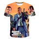 thumbnail image 1 of Niños Grand Theft Auto Camisetas Ropa Niños Niños Niñas Juego GTA 5 Camisetas Ropa Niños Verano Nuevas camisetas Tops Disfraces9T Gao Jinjia LED, 1 of 2
