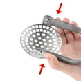 thumbnail image 5 of Stainless Steel Potato Masher & Vegetable Press,Manual Food Mill for Food, Foldable Design for Easy Storage, Kitchen Utensil for Puree & Mash, 5 of 8