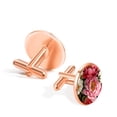 thumbnail image 3 of Peony Stylish Mens Cufflinks Set for Formal Attire, Made of Stainless Steel, for Business Meetings and Special Events, 3 of 6
