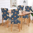 thumbnail image 2 of Yayeee 2 Pack Dining Chair Covers Stretch Parson Chairs Slipcovers Seat Protector, Blue Capybaras, 2 of 6