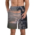 thumbnail image 1 of Fotbe Black Dragon Cliff Dawn Trajes de Baño Estampados para Hombre, Shorts de Verano de Secado Rápido, Ropa de Playa, Bañadores-Medium, 1 of 6