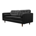 thumbnail image 2 of Love Seat de Piel Genuina ConfortoPiel  Noruega Negro, 2 of 4