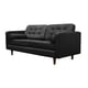 thumbnail image 2 of Love Seat de Piel Genuina ConfortoPiel  Noruega Negro, 2 of 4