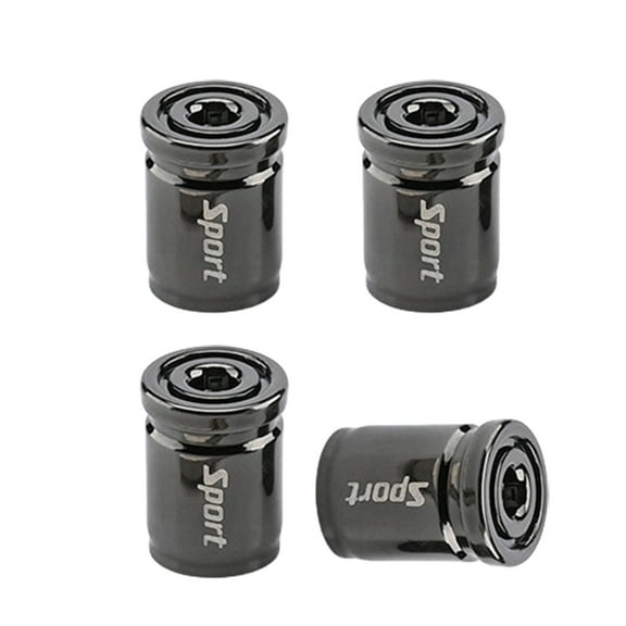 ROZYARD 4pcs Universal Tire Valves Stem Caps Colorful Anti Theft Valves Caps for Vehicles