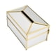 thumbnail image 3 of Cubierta de soporte de caja de pañuelos rectangular, soporte de pañuelos faciales de vidrio de espejo para encimera de baño hogar , Espejo Pequeño Baoblaze Cubierta de papel tisú, 3 of 8