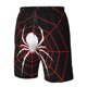 thumbnail image 4 of Balery Spider On The Web Traje de Baño Estilo Hawaiano para Hombre, Shorts de Secado Rápido con Bolsillos-3X-Large, 4 of 6
