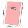 thumbnail image 2 of College Ruled Notebook, 2025 Weekly Planner Notebook Hardcover 2025 Calendar Planner With Monthly Tab 80gsm Thick Paper Daily Planner 365-day Office Plan, 2 of 8
