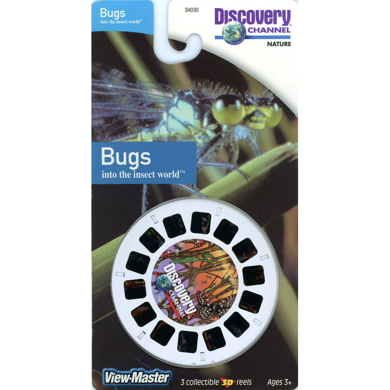 View-master Bugs and More LOOK & Learn 3 Reels 3d National