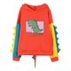 thumbnail image 1 of Puntoco moda mujer Casual estampado manga larga empalme dinosaurio sudadera tops Puntoco Puntoco-3040, 1 of 7