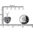 thumbnail image 6 of CACA LADY Rose Heart Locket Necklace that Hold 2 Photos Sterling Silver Personalized Customized Jewelry Memory Photos Keep Someone Near to You Rose Picture Locket Pendant Heart Locket Necklace for Wo, 6 of 6