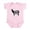 Petal Pink, variant on - No Goats No Glory Infant Bodysuit - Baby Light Bodysuit, Size Newborn - 24 Months