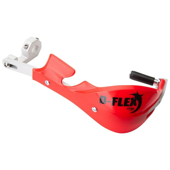 Tusk 1096470018 D-Flex Handguards - Red - 1 1/8" Bar Mounts