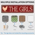 thumbnail image 3 of Funny Metal Tin Sign Vintage The Girls Sign For Home, Street, Shop, Garage, Bar, Farm, Garden Wall Decor 16x4 Inches, 3 of 7