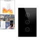 thumbnail image 4 of Interruptor de atenuación de inteligent Interruptor de luz inteligente WiFi de 2.4G, Sistema de hogar inteligente Interruptor de atenuación de Negro, 4 of 8