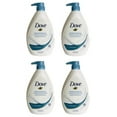 thumbnail image 2 of Dove Body Wash with Pump, Gentle Exfoliating With Sea Minerals- That Effectively Washes Away Bacteria While Nourishing Your Skin, 1L-4 Pack, 2 of 2
