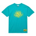 thumbnail image 2 of Men's Mitchell & Ness Turquoise Vancouver Grizzlies Hardwood Classics Neon Nights Premium T-Shirt, 2 of 5