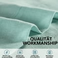 thumbnail image 4 of Living Room & Bedroom Divider, Sliding Set of 2 Semi-Transparent Linen Look Curtains, 4 of 5
