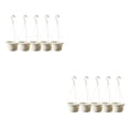 thumbnail image 2 of Thinsony 5piece Convenient Hanging Flower Plant Baskets For Beautiful Garden Firm White set 2Set, 2 of 6