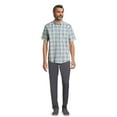 thumbnail image 3 of George Men's & Big Men's Short Sleeve Poplin Button-Up Shirt, Sizes S-3XL, 3 of 5
