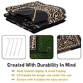 thumbnail image 4 of HiiARug Outdoor Rug for Patio 6x9ft Waterproof Portable Plastic Straw Rug Outdoor Carpet Foldable Reversible Mat Outside Carpet for Rv Balcony Deck, Porch, Picnic, Beach,, 4 of 9