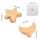 thumbnail image 2 of Piezas Ganchos de Pared de Madera, Ganchos de Pared para Niños, Perchero de Pared, Ganchos Autoadhesivos para Decoración de Pared para Armario, Cocina, Baño, Dormitorio - Forma de Estrellas y Luna/4, 2 of 5