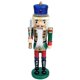 thumbnail image 4 of Wooden Nutcracker Soldier Figurine with Blue Hat – Festive Christmas Ornament for Holiday Decor, Unique Desktop Decoration for Living Room and Party, 4 of 4