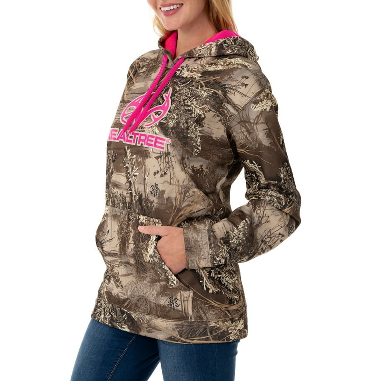 Pink camo hoodie walmart hotsell