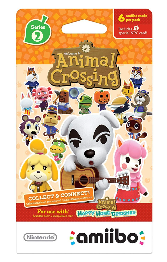 Animal Crossing Amiibo Card Pack Series 2 Single Pack Walmart Com Walmart Com