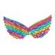 thumbnail image 4 of TQEHS Accesorio de disfraz de fiesta de alas de hada de ángel con plumas coloridas para niños Cosplay rápido G9S7, 4 of 6