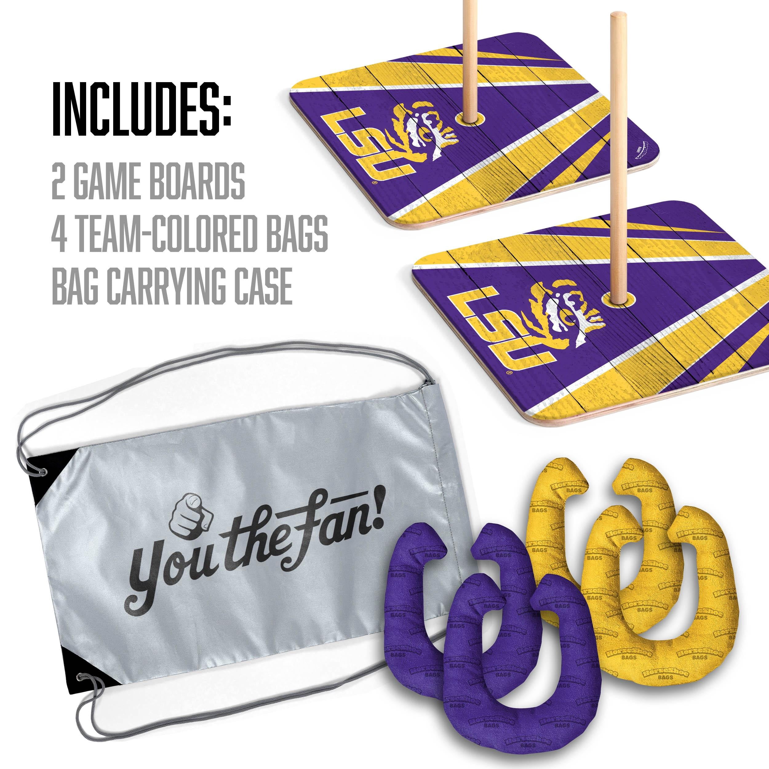 YouTheFan NCAA LSU Tigers HorseShoe Bags