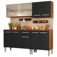 thumbnail image 1 of Cocina Integral Madesa Emilly Box 169cm Marrón/Negro, 1 of 5