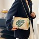 thumbnail image 3 of Bolso de playa de paja para mujer Bolso de hombro de verano Bolso de mano tejido (Caqui) Sywqhk Para Estrenar, 3 of 6