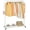 Golden, variant on Clothing Rack on Wheels with Mesh Storage Shelf & Sturdy Metal Frame, Rolling Garment Rack for Hanging Clothes, Coats, Skirts, 39.76" L x 16" W x 64.56" H,White