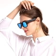 thumbnail image 3 of SUGARMOM Smart Glasses Wireless Bluetooth Sunglasses Open Ear Music And Hands-Free Calling Polarized Lenses IP4 Waterproof Connect Mobile Phones and Tablets (Blue), 3 of 7