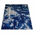 thumbnail image 4 of Rugsotic Carpets Hand Knotted Silk Area Rugs - 8'X10', Rectangle, Blue Beige, Abstract Modern Design, High Pile Thick Handmade Anti Skid Area Rugs For Living Room, Bed Room (Ns1241), 4 of 5