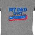 thumbnail image 3 of Inktastic My Dad is My Superhero Boys or Girls Baby Bodysuit, 3 of 4
