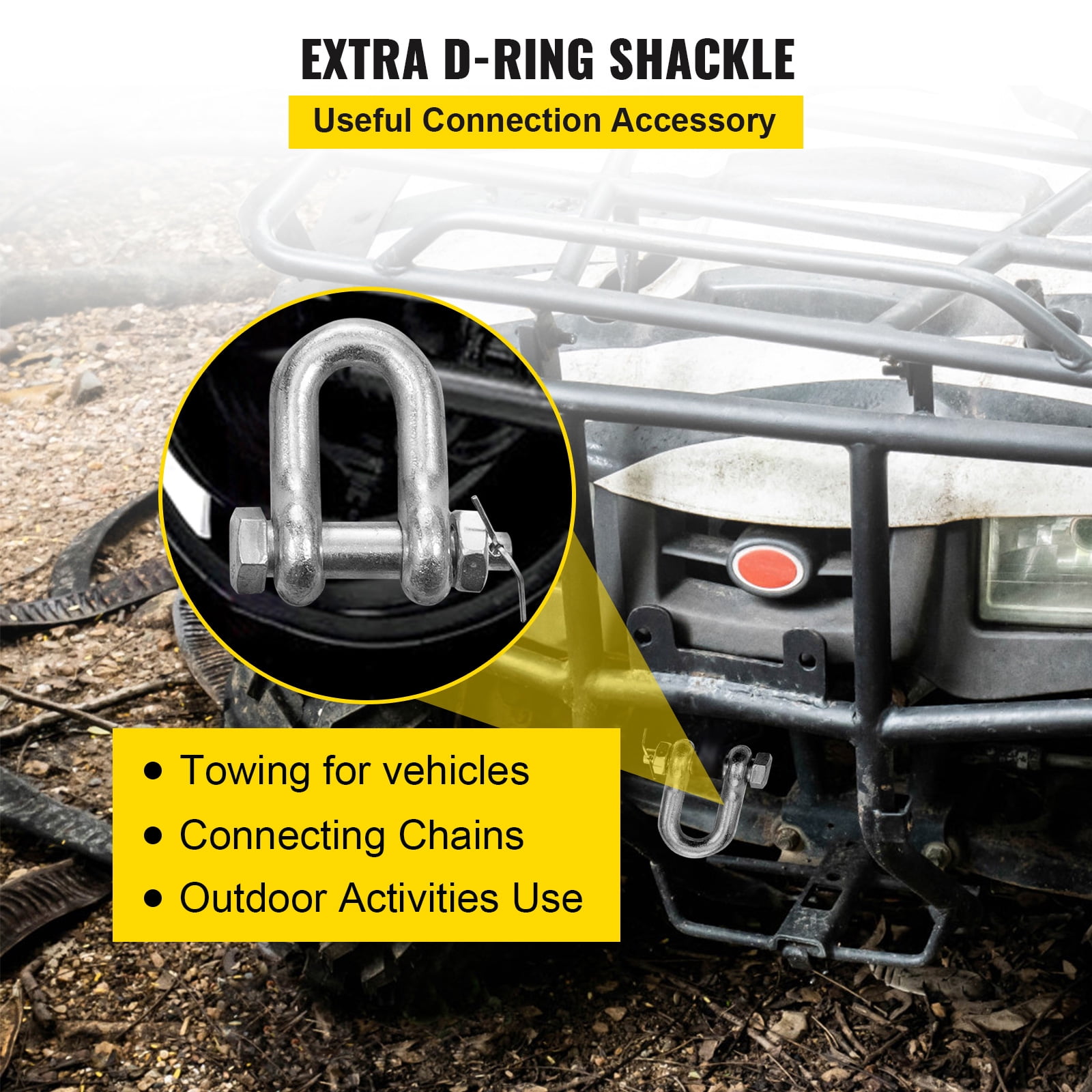 KFFKFF J Hook Chain, 5/16 in x 10 ft Bridle Tow Chain, Grade 80 Bridle Transport Chain, Alloy Steel Chain with 2 J Hooks, 9260 Lbs Break Strength Tow Hooks for Trucks, J Hooks Towing Straps 2PCS