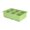Green_6 squares, variant on Stackable Large Maker Silicones Tray Freezers Safe Flexible Ice For Refrigerator Space Saving Storage