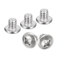 thumbnail image 1 of Tornillos Máquina Cabeza Plana Unique Bargains Acero Inoxidable 304 1/4-20x1/4' Paquete de 20, 1 of 5