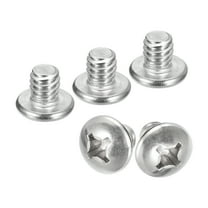 Uxcell 1/4-20x1/4" Pan Head Machine Screws, Stainless Steel 18-8 Screw, Pack of 20