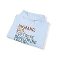 thumbnail image 4 of Software Developer Dad Hoodie Gifts Hooded Sweatshirt Pullover Shirt, 4 of 4