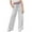 Gray, variant on breaise Girls Drawstring Wide Leg Pants High Waisted Palazzo Pants Lounge Trousers with Pocket 3-14 Years