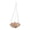 Pink, variant on CarpNettore Hanging Bird Bath Water Feeder Birds Feeder Tray for Garden Hummingbird Tree Blue