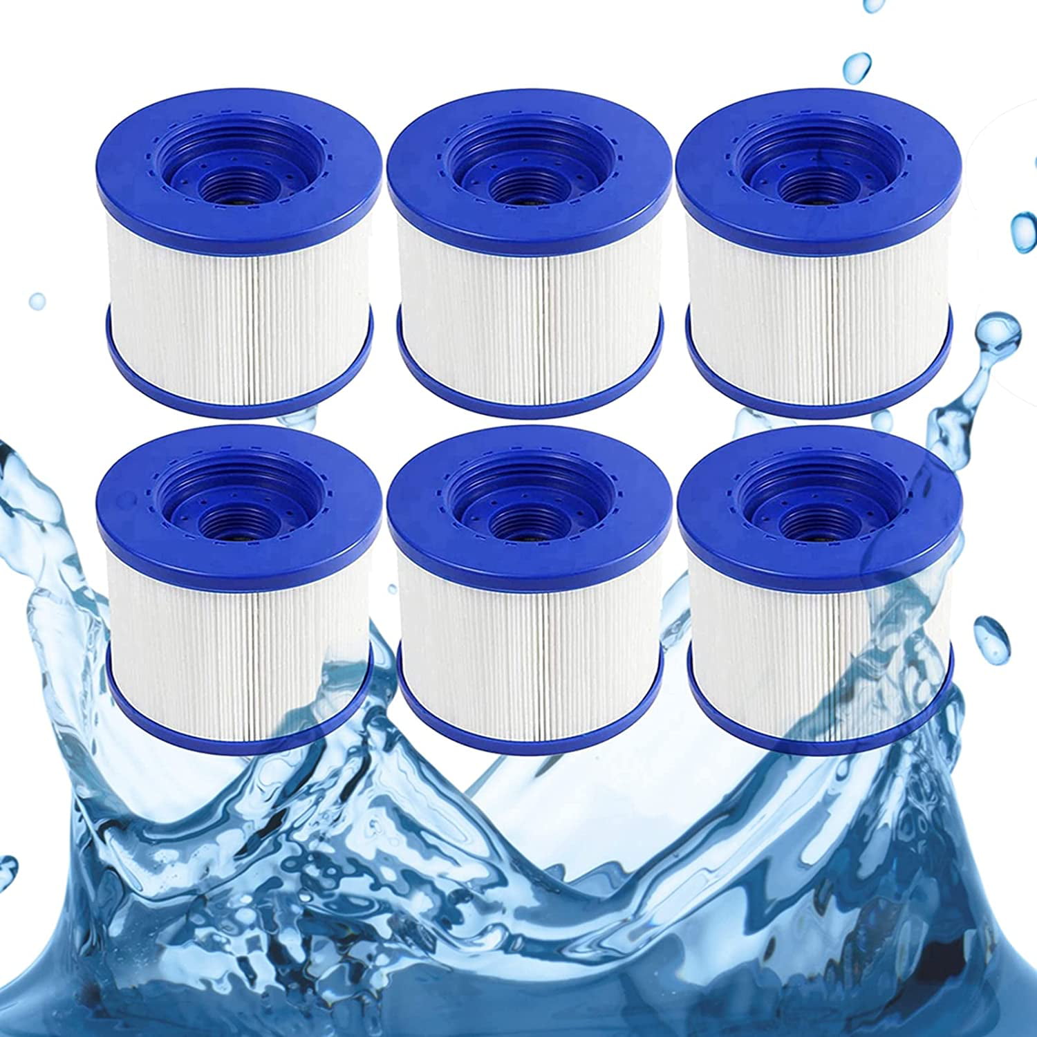 Aqua 2 pack Aero TheraPure Spas Hot Tub Filters 10SF Swim Time Blue Wave