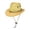 Khaki #43, variant on Unisex Adult Straw Cowboy Hat Small Brim Western Rope Decor Adjustable Chin Strap Summer Cap for Outdoor Travel and Vacation and Beach Trips Coffee One Size